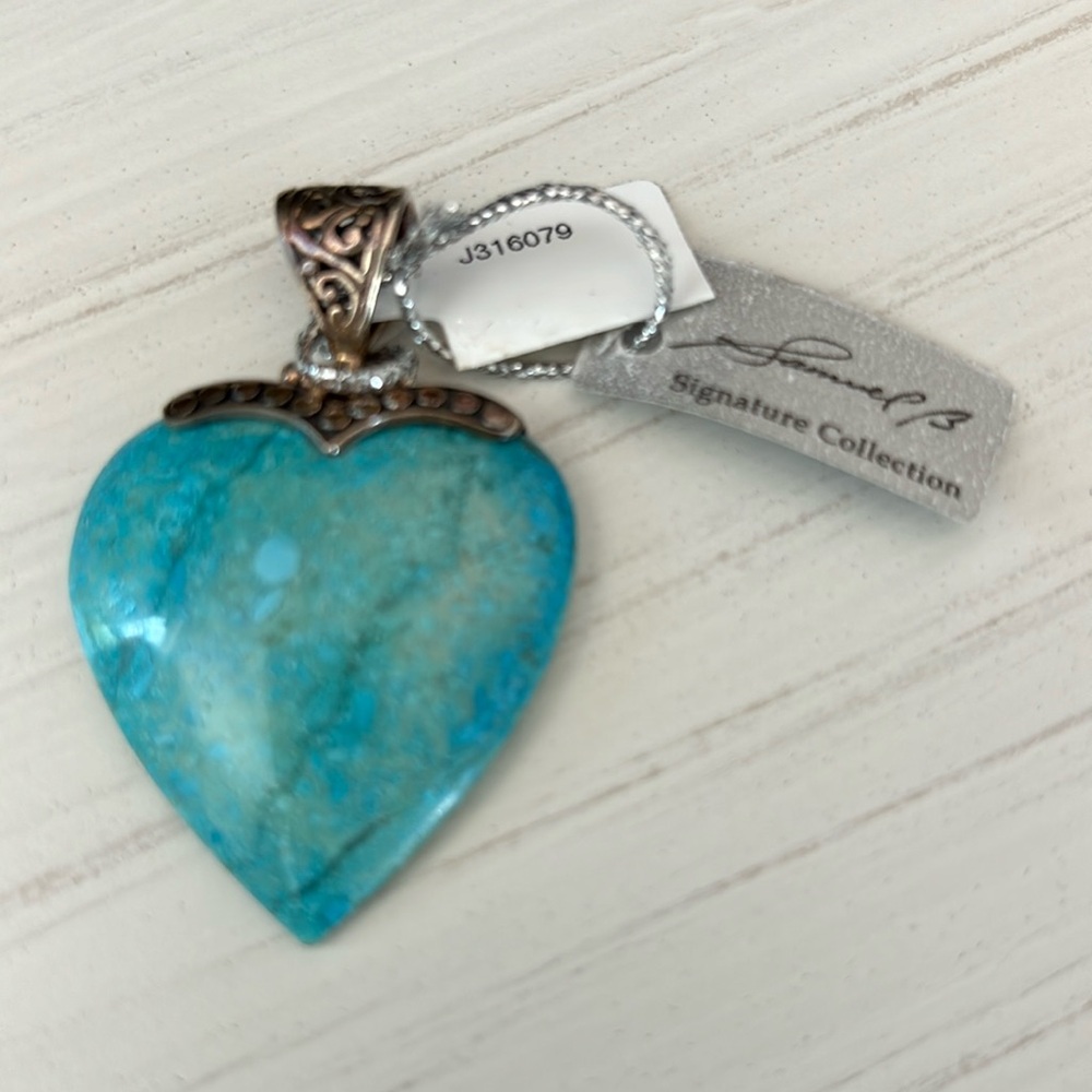 Turquoise Heart Pendant